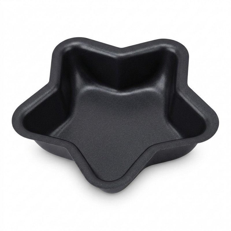 Forma steluta teflonata 13 cm pentru prajituri briose copii copt cuptor Adison